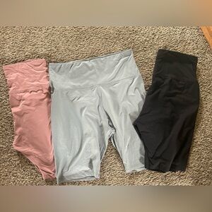 Amazon Women's Bike Shorts - Pink, Gray, Black